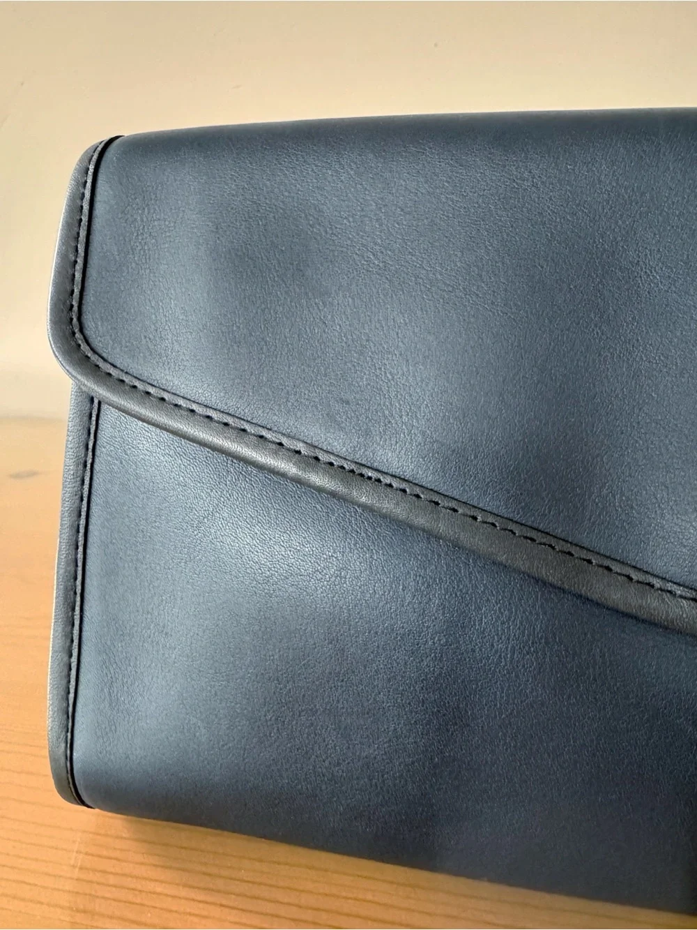 Vintage Coach Envelope Clutch, 9810, Navy